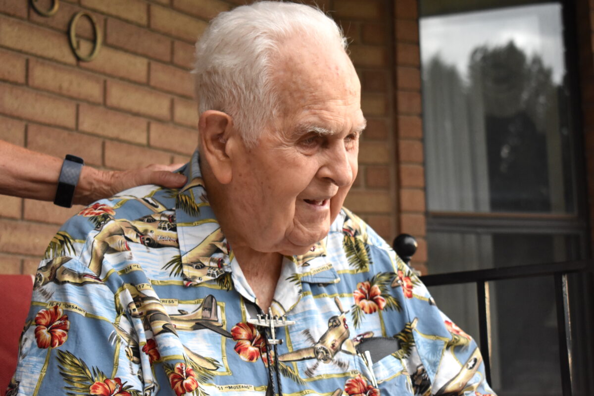WWII veteran, Springville resident Jack Taylor celebrates 100th